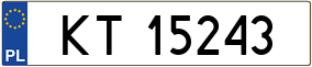 Truck License Plate